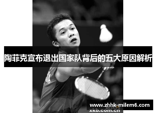 陶菲克宣布退出国家队背后的五大原因解析