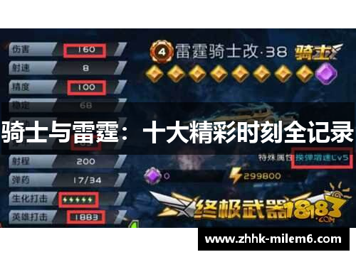 骑士与雷霆：十大精彩时刻全记录